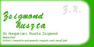 zsigmond muszta business card